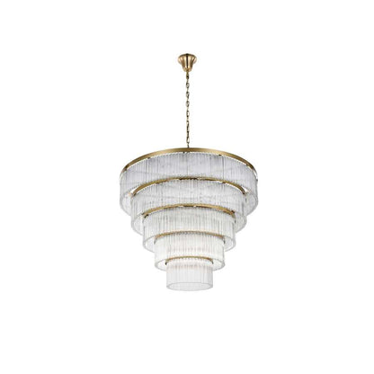 Elegant Lighting Harlow 40 Light 48" Wide Waterfall Chandelier