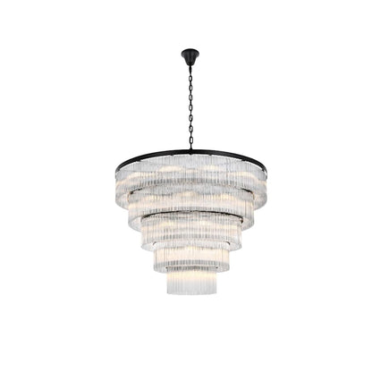 Elegant Lighting Harlow 40 Light 48" Wide Waterfall Chandelier