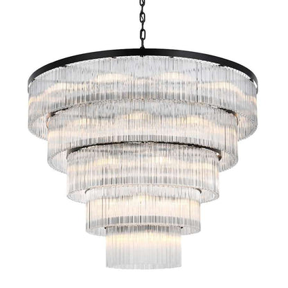 Elegant Lighting Harlow 40 Light 48" Wide Waterfall Chandelier