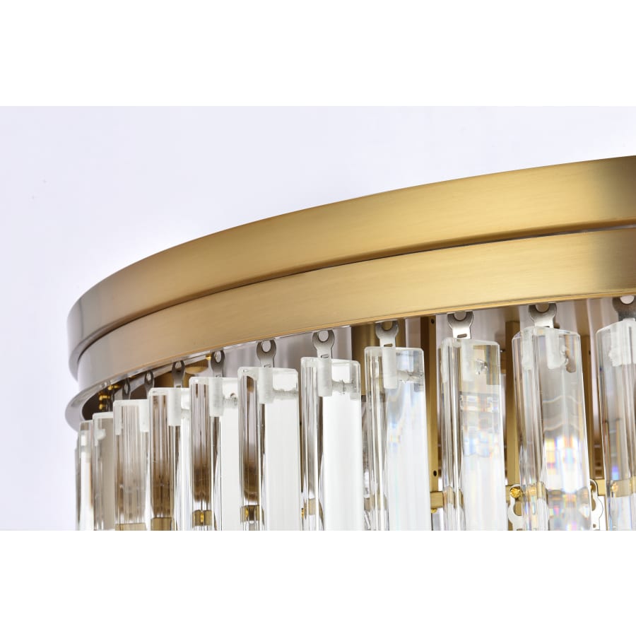 Elegant Lighting Sydney 17 Light 32" Wide Flush Mount Waterfall Ceiling Fixture