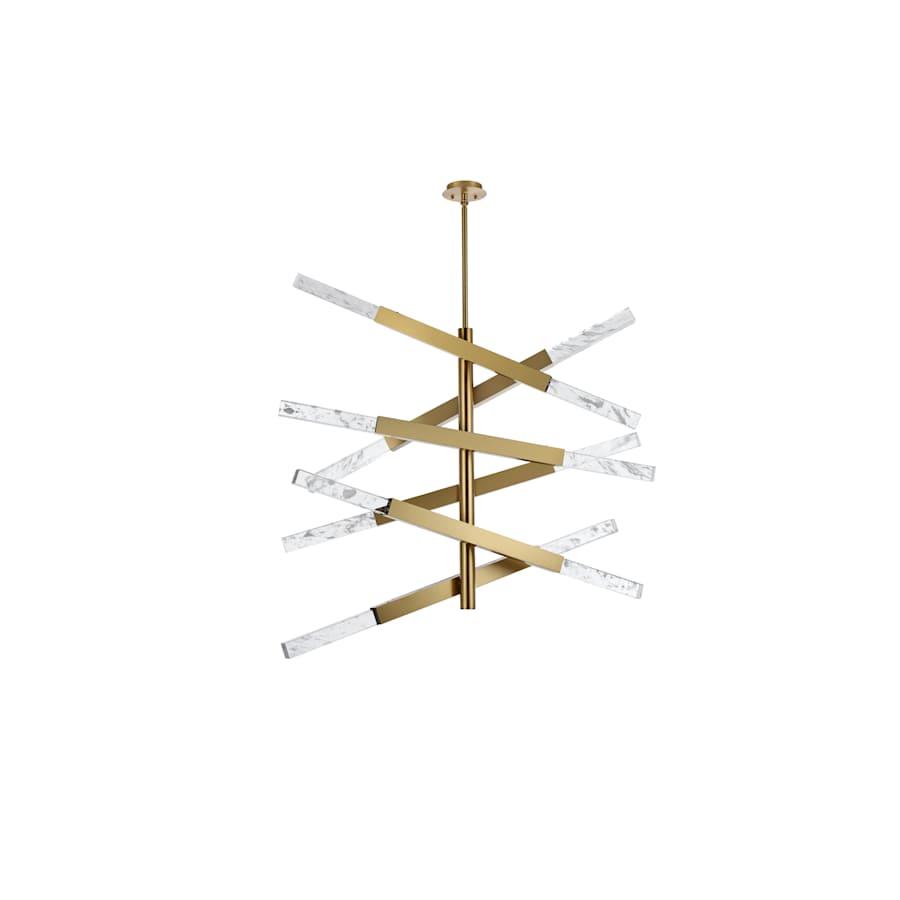 Elegant Lighting Ari 12 Light 48" Wide LED Multi Light Pendant
