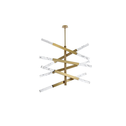 Elegant Lighting Ari 12 Light 48" Wide LED Multi Light Pendant