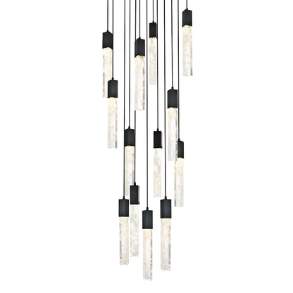 Elegant Lighting Aurora 30" Wide Crystal Chandelier