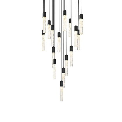 Elegant Lighting Aurora 36" Wide Crystal Chandelier