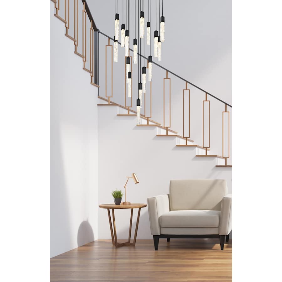 Elegant Lighting Aurora 36" Wide Crystal Chandelier