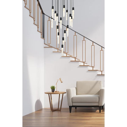 Elegant Lighting Aurora 36" Wide Crystal Chandelier