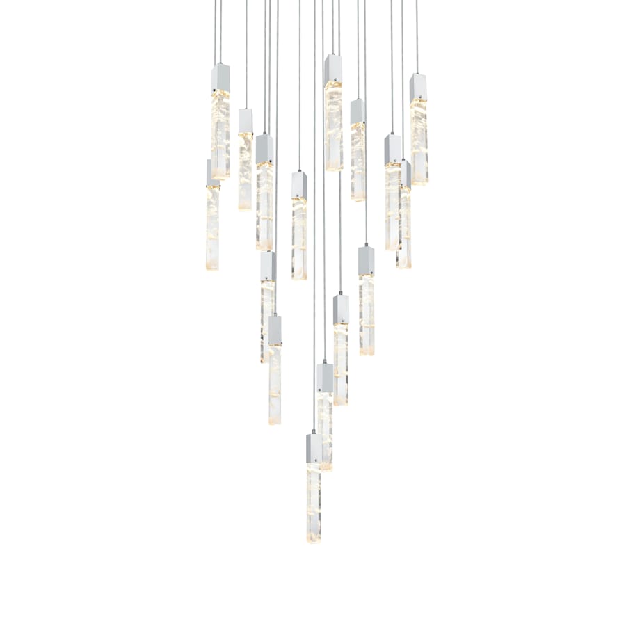 Elegant Lighting Aurora 36" Wide Crystal Chandelier