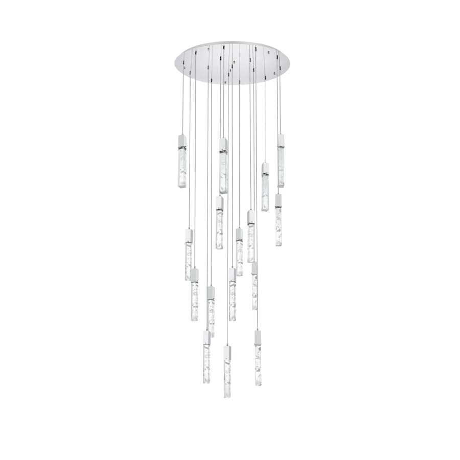 Elegant Lighting Aurora 36" Wide Crystal Chandelier