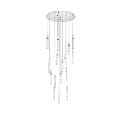 Elegant Lighting Aurora 36" Wide Crystal Chandelier