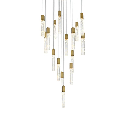 Elegant Lighting Aurora 36" Wide Crystal Chandelier