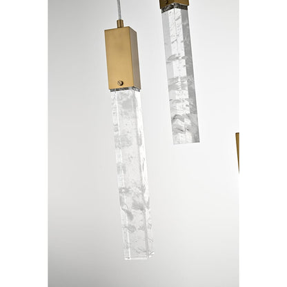Elegant Lighting Aurora 36" Wide Crystal Chandelier