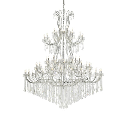 Elegant Lighting Maria Theresa 84 Light 96" Wide Crystal Chandelier with Clear Royal Cut Crystals
