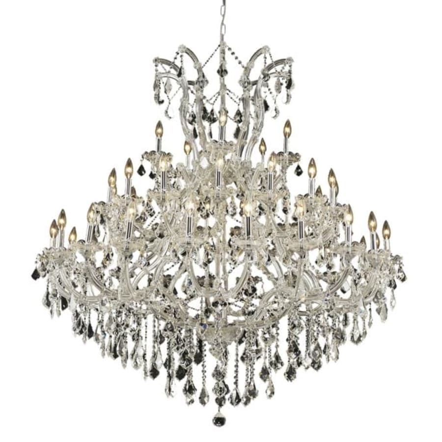 Elegant Lighting Maria Theresa 41 Light 52" Wide Crystal Chandelier with Clear Royal Cut Crystals