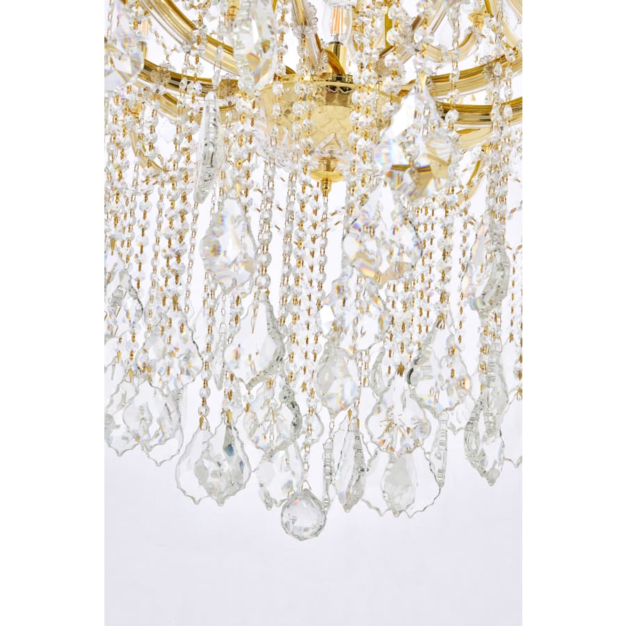 Elegant Lighting Maria Theresa 61 Light 54" Wide Crystal Chandelier with Clear Royal Cut Crystals
