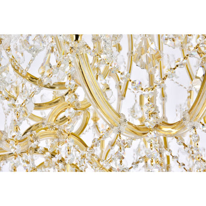 Elegant Lighting Maria Theresa 61 Light 54" Wide Crystal Chandelier with Clear Royal Cut Crystals