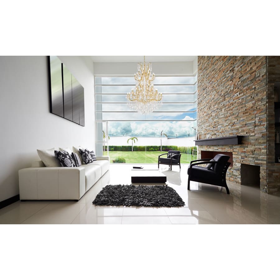 Elegant Lighting Maria Theresa 61 Light 54" Wide Crystal Chandelier with Clear Royal Cut Crystals