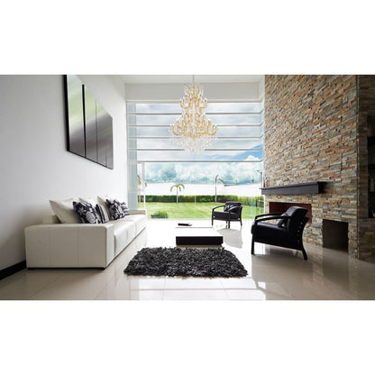 Elegant Lighting Maria Theresa 61 Light 54" Wide Crystal Chandelier with Clear Royal Cut Crystals