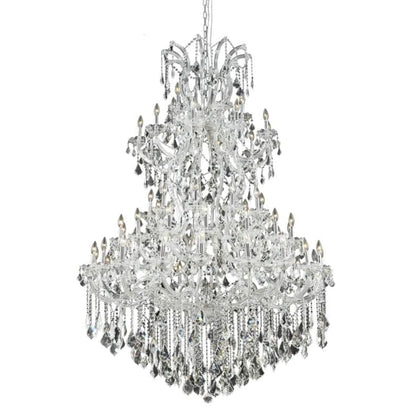 Elegant Lighting Maria Theresa 61 Light 54" Wide Crystal Chandelier with Clear Royal Cut Crystals