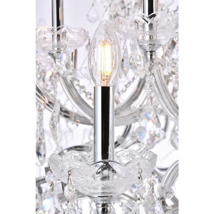 Elegant Lighting Maria Theresa 86 Light 72" Wide Crystal Chandelier with Clear Royal Cut Crystals