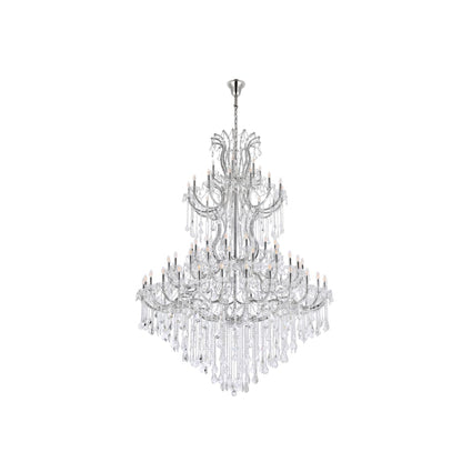 Elegant Lighting Maria Theresa 86 Light 72" Wide Crystal Chandelier with Clear Royal Cut Crystals