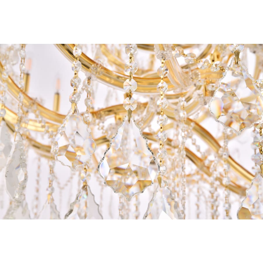 Elegant Lighting Maria Theresa 86 Light 72" Wide Crystal Chandelier with Clear Royal Cut Crystals