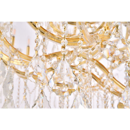 Elegant Lighting Maria Theresa 86 Light 72" Wide Crystal Chandelier with Clear Royal Cut Crystals