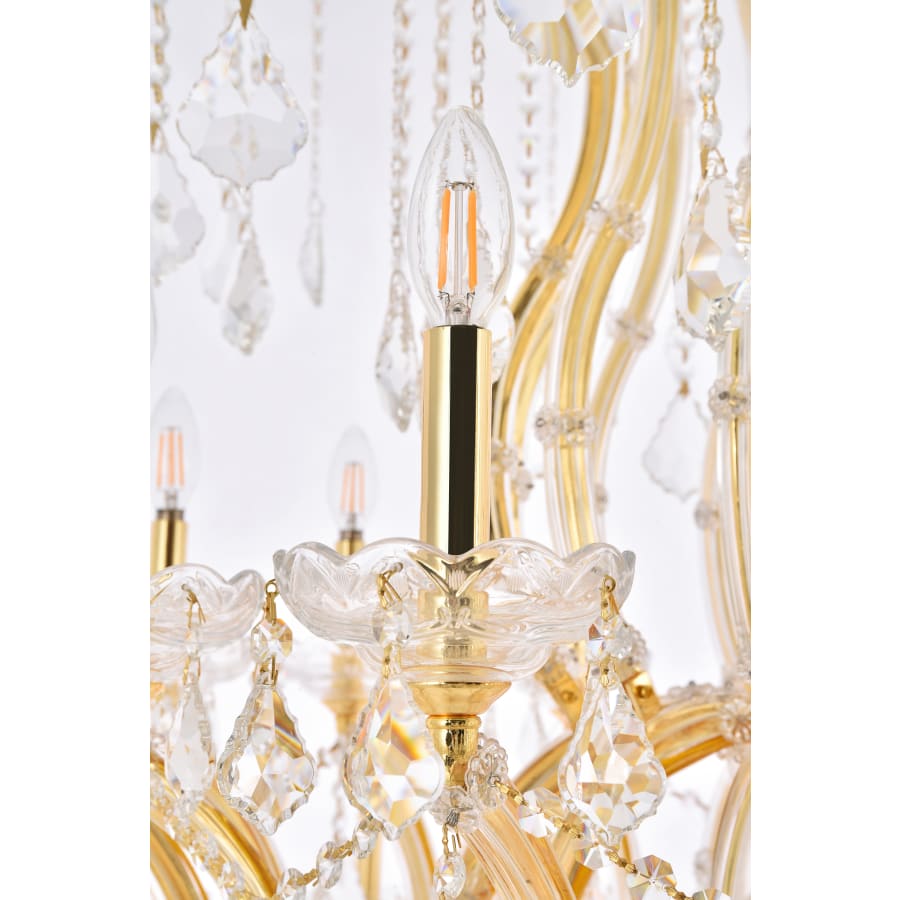 Elegant Lighting Maria Theresa 86 Light 72" Wide Crystal Chandelier with Clear Royal Cut Crystals