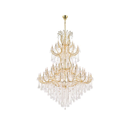 Elegant Lighting Maria Theresa 86 Light 72" Wide Crystal Chandelier with Clear Royal Cut Crystals