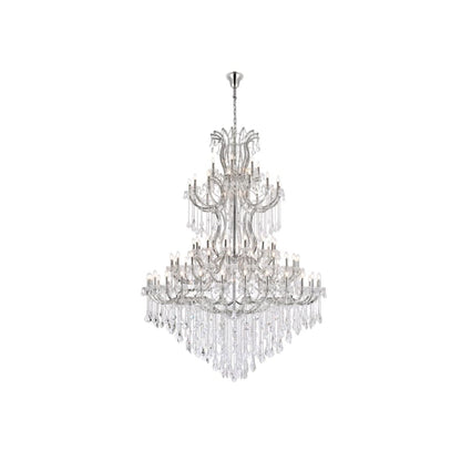 Elegant Lighting Maria Theresa 86 Light 72" Wide Crystal Chandelier with Clear Royal Cut Crystals