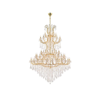 Elegant Lighting Maria Theresa 86 Light 72" Wide Crystal Chandelier with Clear Royal Cut Crystals
