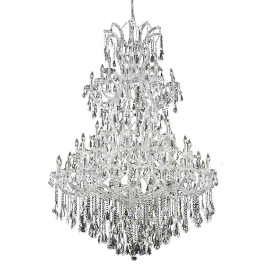 Elegant Lighting Maria Theresa 61 Light 54" Wide Crystal Chandelier with Clear Royal Cut Crystals