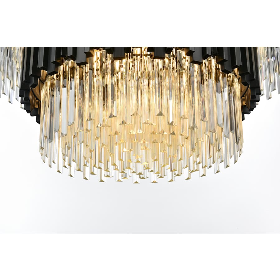 Elegant Lighting Willow 16 Light 40" Wide Waterfall Chandelier