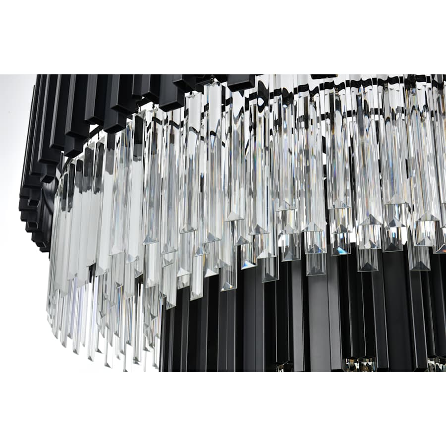 Elegant Lighting Willow 16 Light 40" Wide Waterfall Chandelier