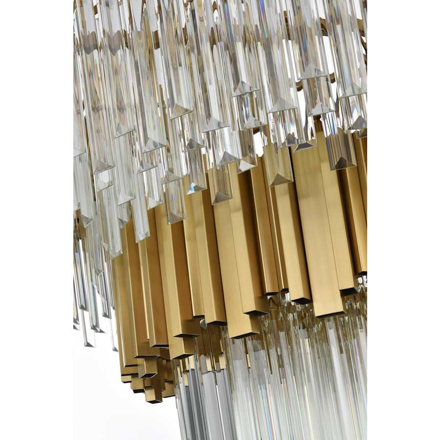 Elegant Lighting Willow 16 Light 40" Wide Waterfall Chandelier