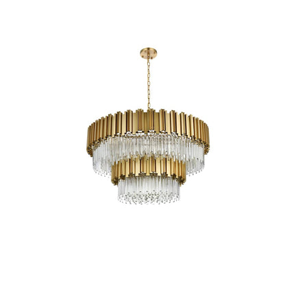 Elegant Lighting Willow 16 Light 40" Wide Waterfall Chandelier