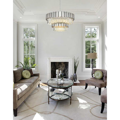 Elegant Lighting Willow 16 Light 40" Wide Waterfall Chandelier