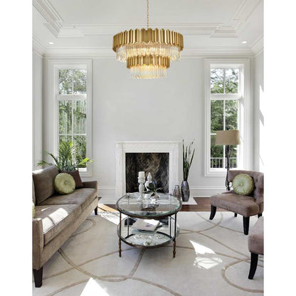 Elegant Lighting Willow 16 Light 40" Wide Waterfall Chandelier