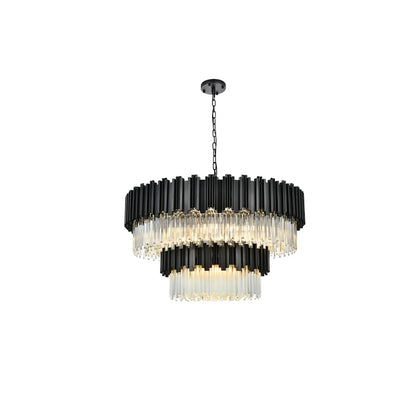 Elegant Lighting Willow 16 Light 40" Wide Waterfall Chandelier