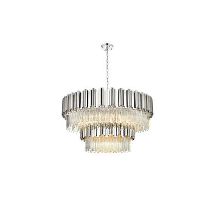 Elegant Lighting Willow 16 Light 40" Wide Waterfall Chandelier