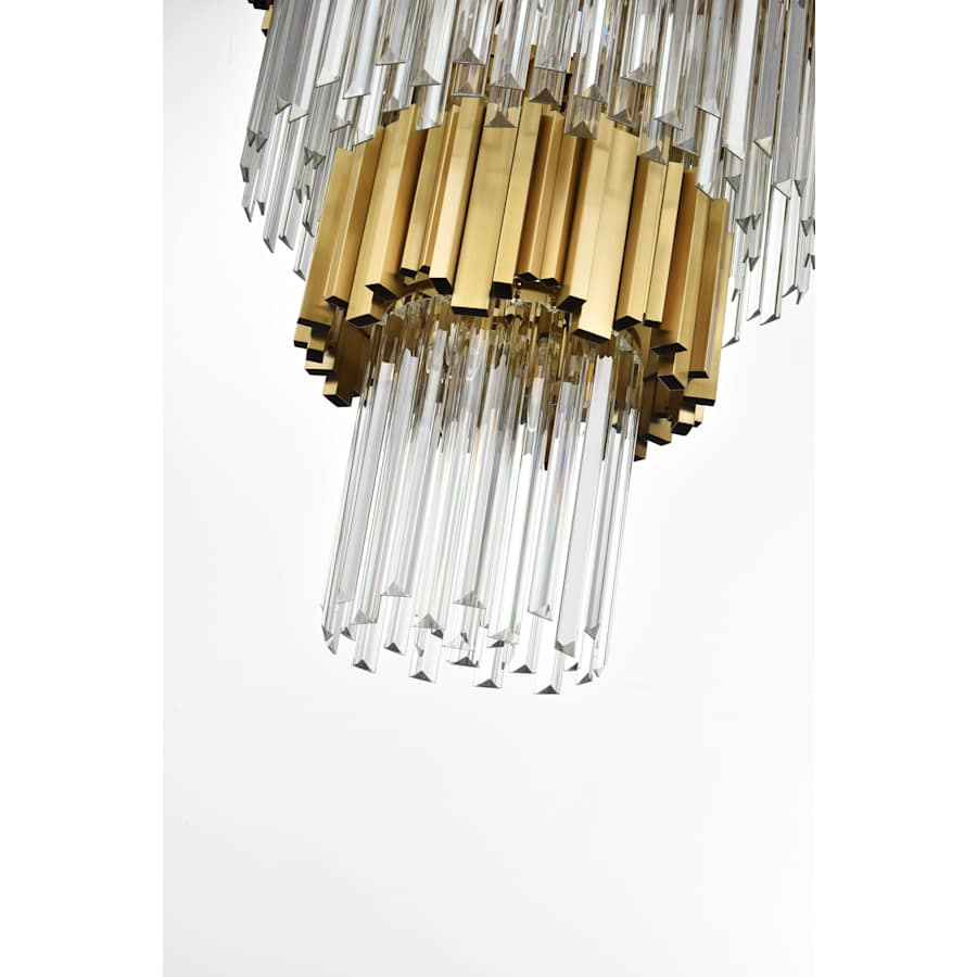 Elegant Lighting Willow 27 Light 40" Wide Waterfall Chandelier