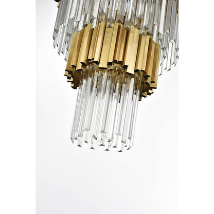Elegant Lighting Willow 27 Light 40" Wide Waterfall Chandelier