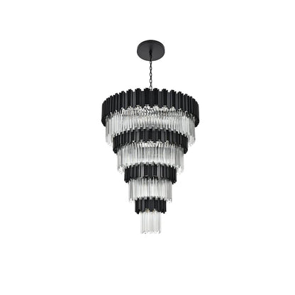 Elegant Lighting Willow 27 Light 40" Wide Waterfall Chandelier