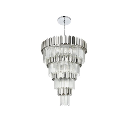 Elegant Lighting Willow 27 Light 40" Wide Waterfall Chandelier