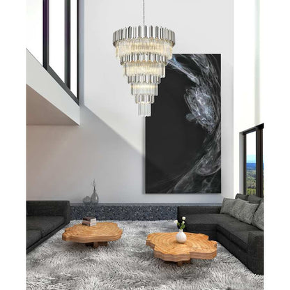 Elegant Lighting Willow 27 Light 40" Wide Waterfall Chandelier