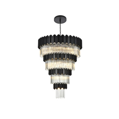 Elegant Lighting Willow 27 Light 40" Wide Waterfall Chandelier