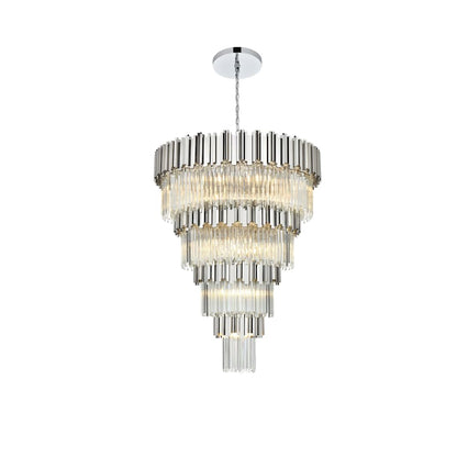 Elegant Lighting Willow 27 Light 40" Wide Waterfall Chandelier