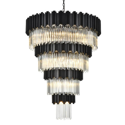 Elegant Lighting Willow 27 Light 40" Wide Waterfall Chandelier