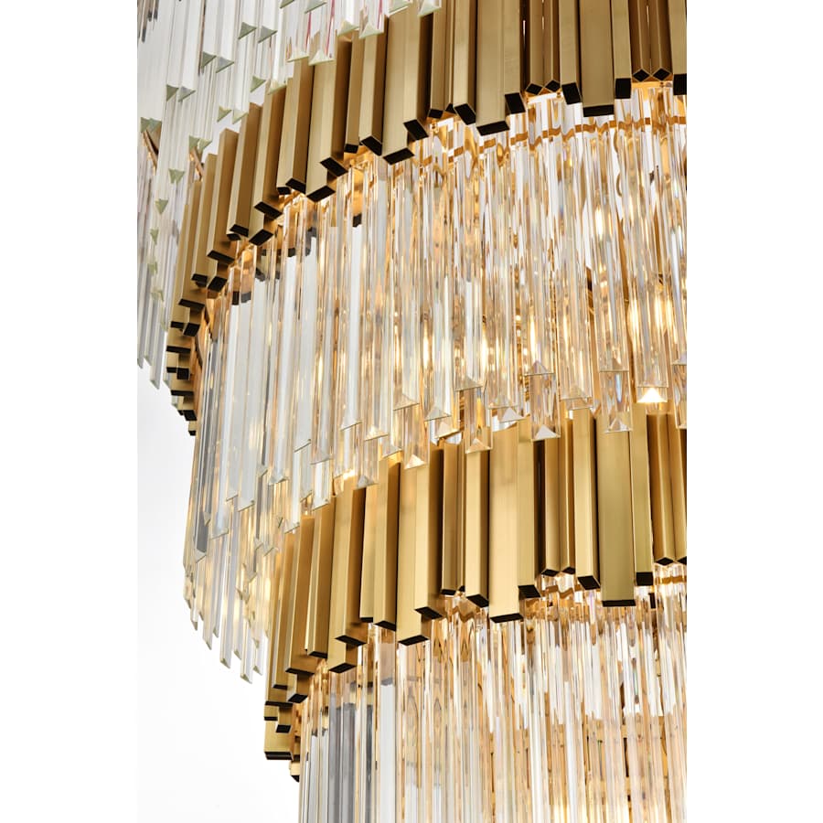 Elegant Lighting Willow 39 Light 48" Wide Waterfall Chandelier