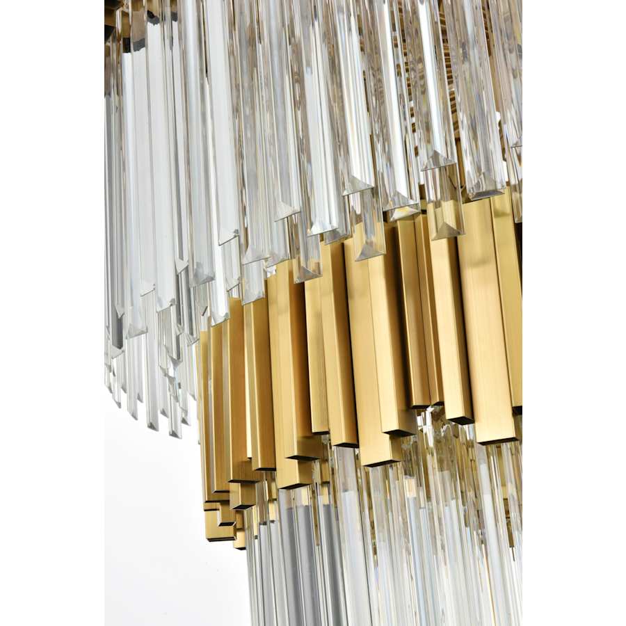 Elegant Lighting Willow 39 Light 48" Wide Waterfall Chandelier