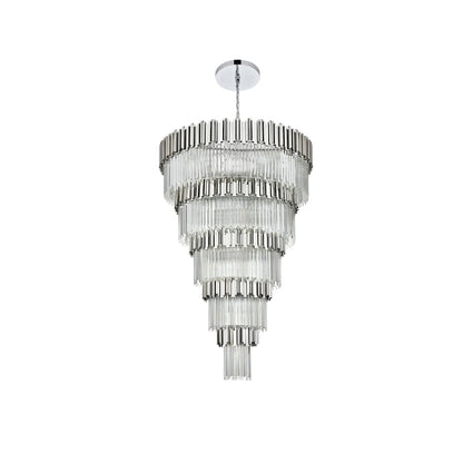Elegant Lighting Willow 39 Light 48" Wide Waterfall Chandelier